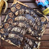 Tarte banane chocolat