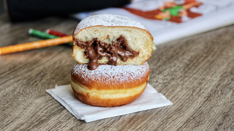 Beignet au coeur fondant chocolat