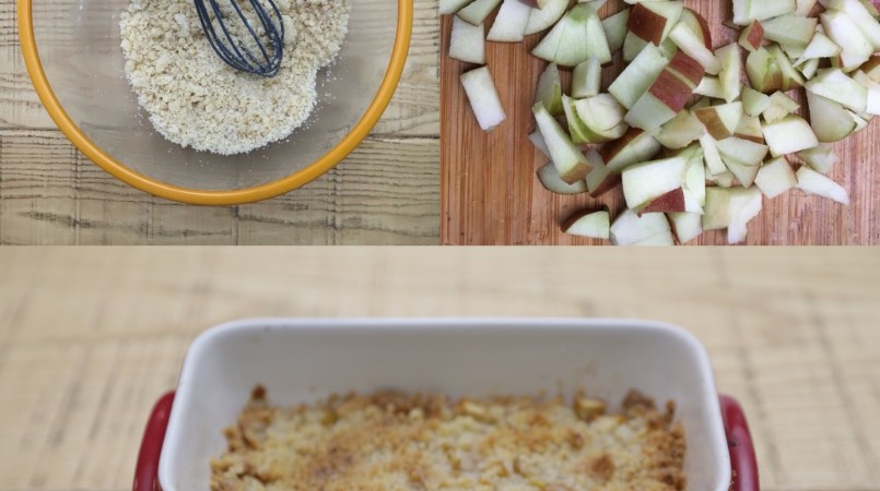 Crumble aux pommes