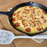 Polenta gratinée aux tomates cerises