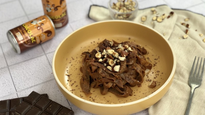 Tagliatelles de Cacolac choco-caramel