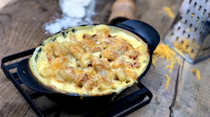 Gratin de gnocchis aux 3 fromages