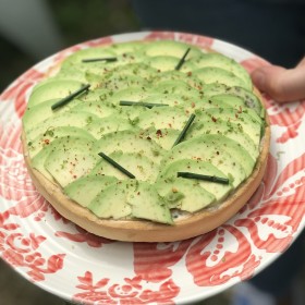 Tarte avocat & crabe