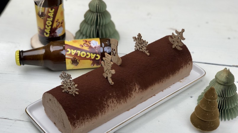 Bûche de Noël au Cacolac