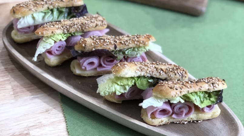 Éclairs salés comme un jambon beurre