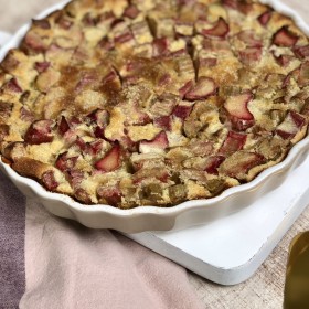 Clafoutis rhubarbe