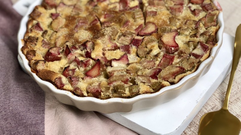 Clafoutis rhubarbe