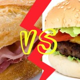 Le jambon/beurre vs le burger