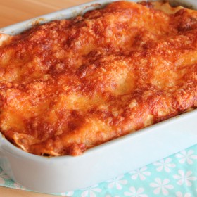 Lasagnes aux légumes et crème de soja