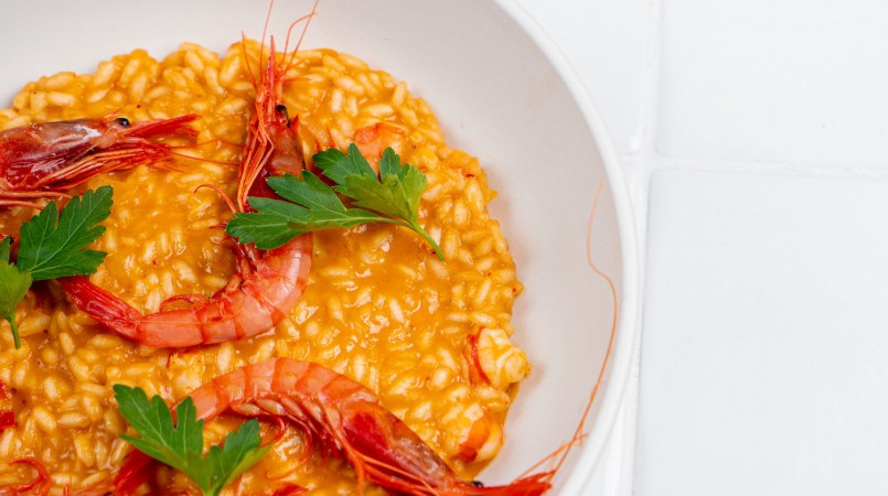 Risotto de gambas