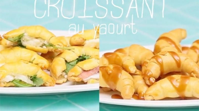 Mini croissant au yaourt