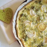 Quiche aux brocolis et aux deux fromages