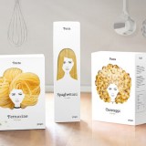 Ces packagings qui transforment les pâtes en cheveux !