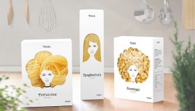 Ces packagings qui transforment les pâtes en cheveux !