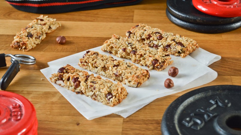 Barres de muesli aux pépites chocolat