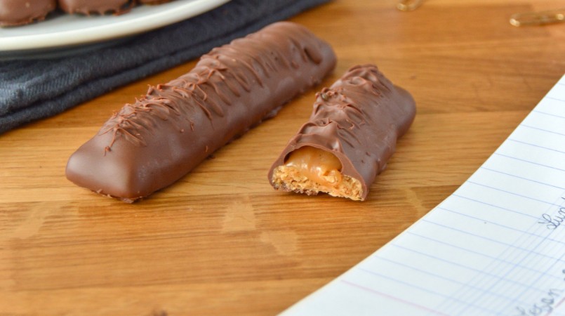 Barre chocolatée façon Twix