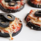 Mini-pizza d'aubergine