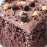 Poke cake tout chocolat