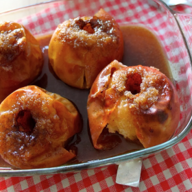 Pommes gourmandes au four (cannelle et vanille)