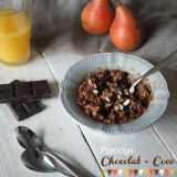 Porridge chocolat-coco