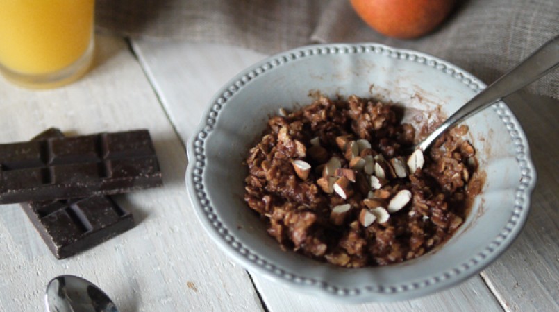 Porridge chocolat-coco