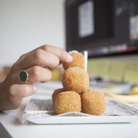 Croquettes de Foie Gras et sa sauce BBQ