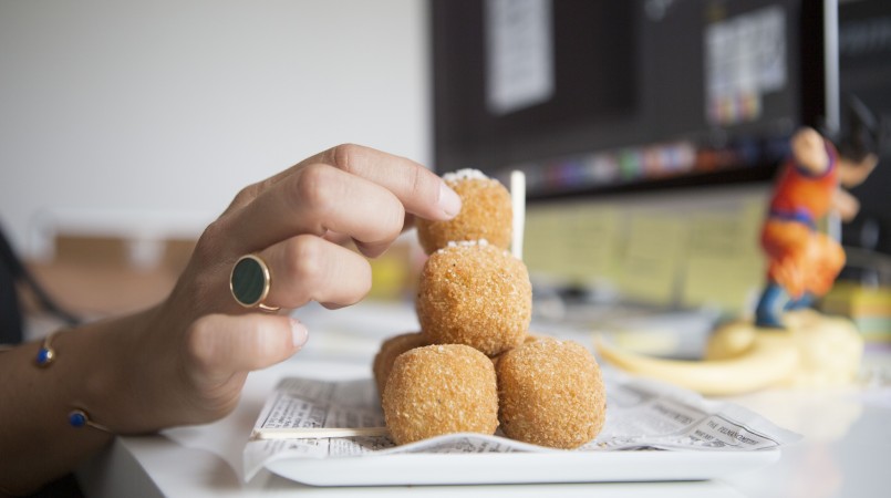 Croquettes de Foie Gras et sa sauce BBQ