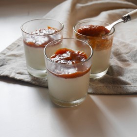 Panna cotta au caramel beurre salé