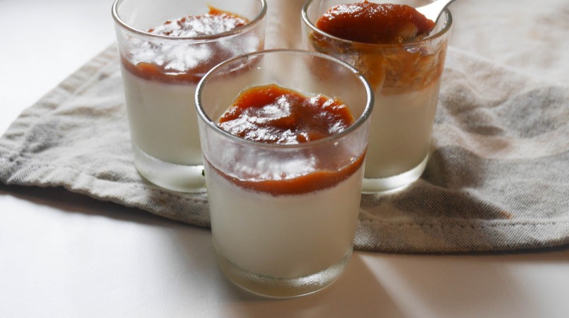 Panna cotta au caramel beurre salé