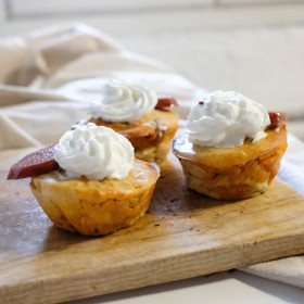 Cupcake au chorizo, tomate et mousse romarin