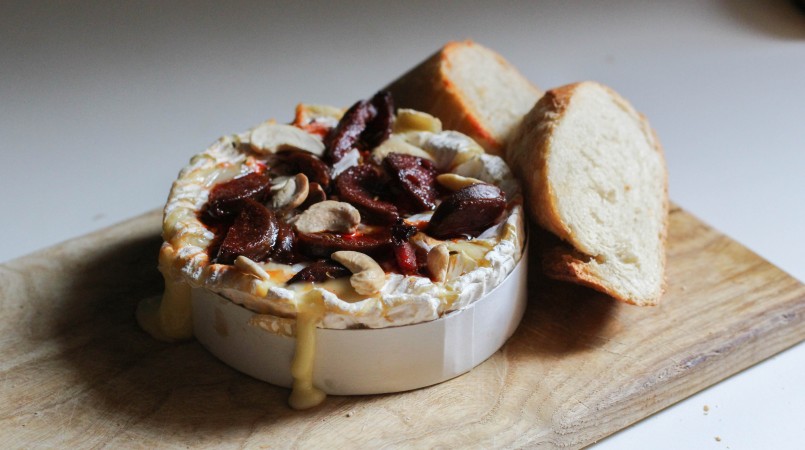 Camembert rôti chorizo