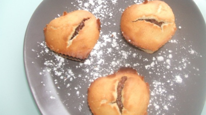 Muffins au coeur de Nutella