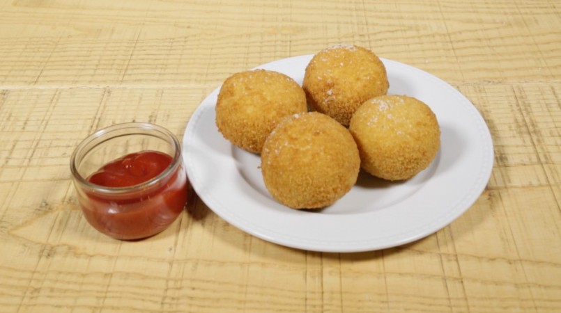 Risotto Ball, coeur Boursin