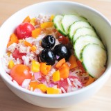 Salade multicolore