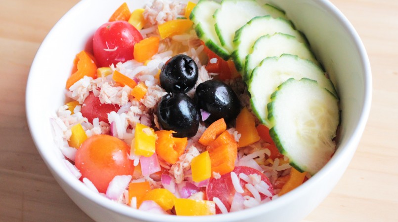 Salade multicolore