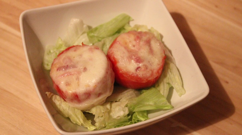 Tomates farcies jambon-fromage