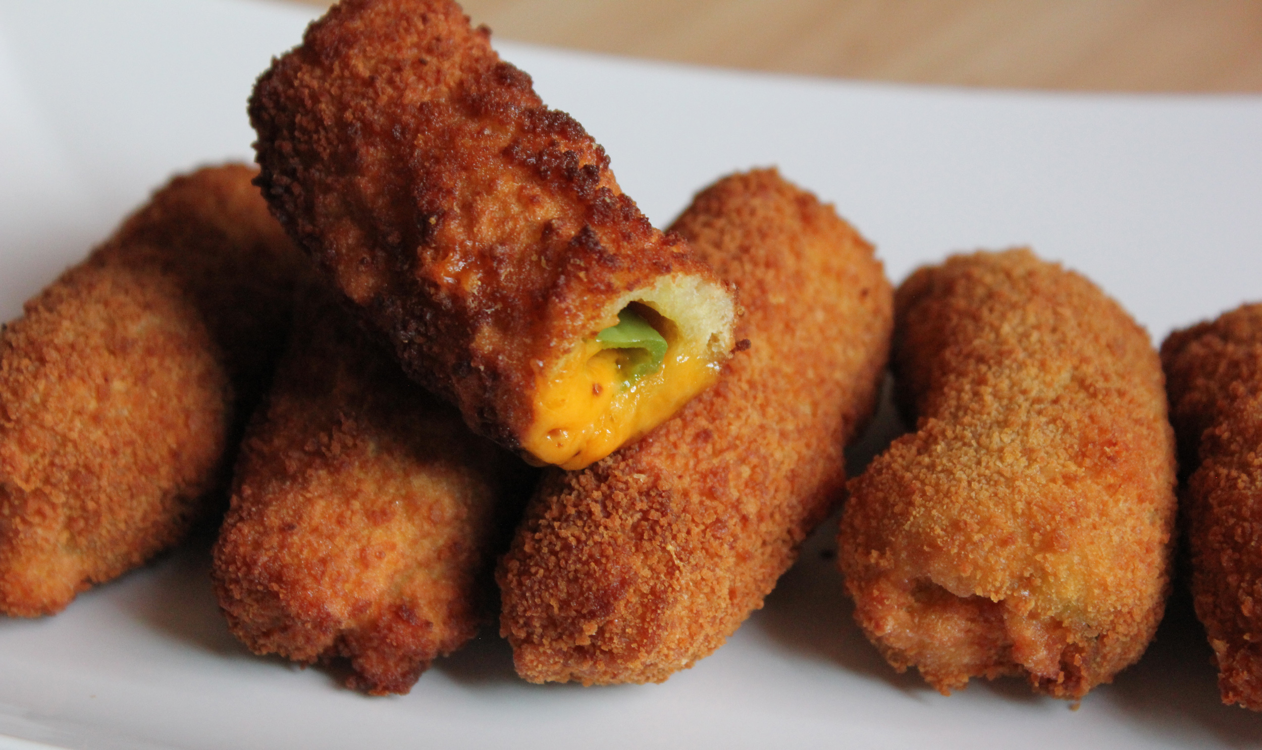 jalapeños panés au cheddar