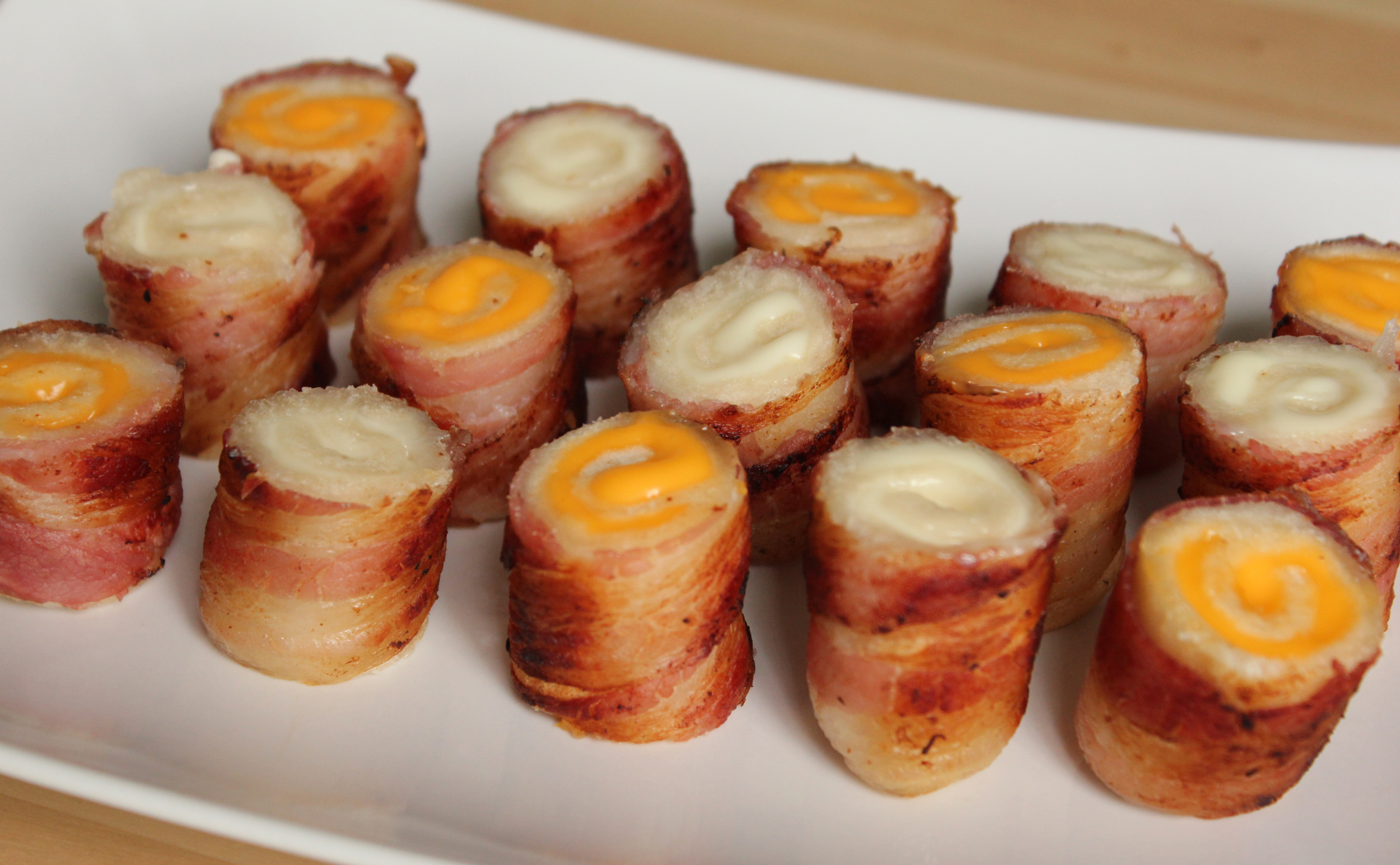 Recette Makis de lard au fromage