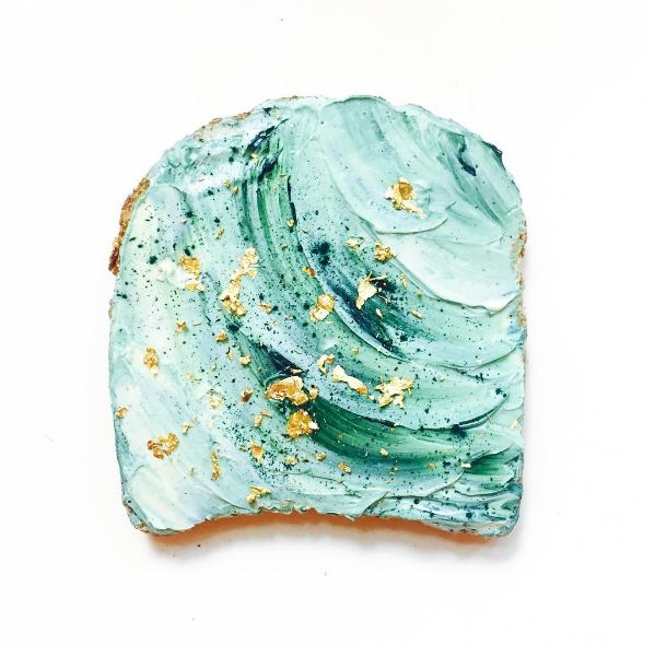 mermaid toast