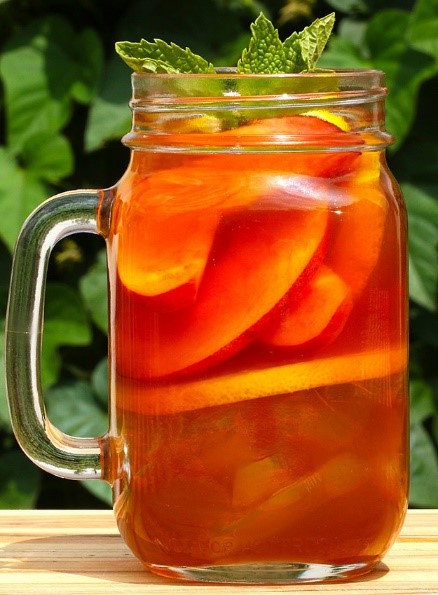 Peach ice tea whiskey