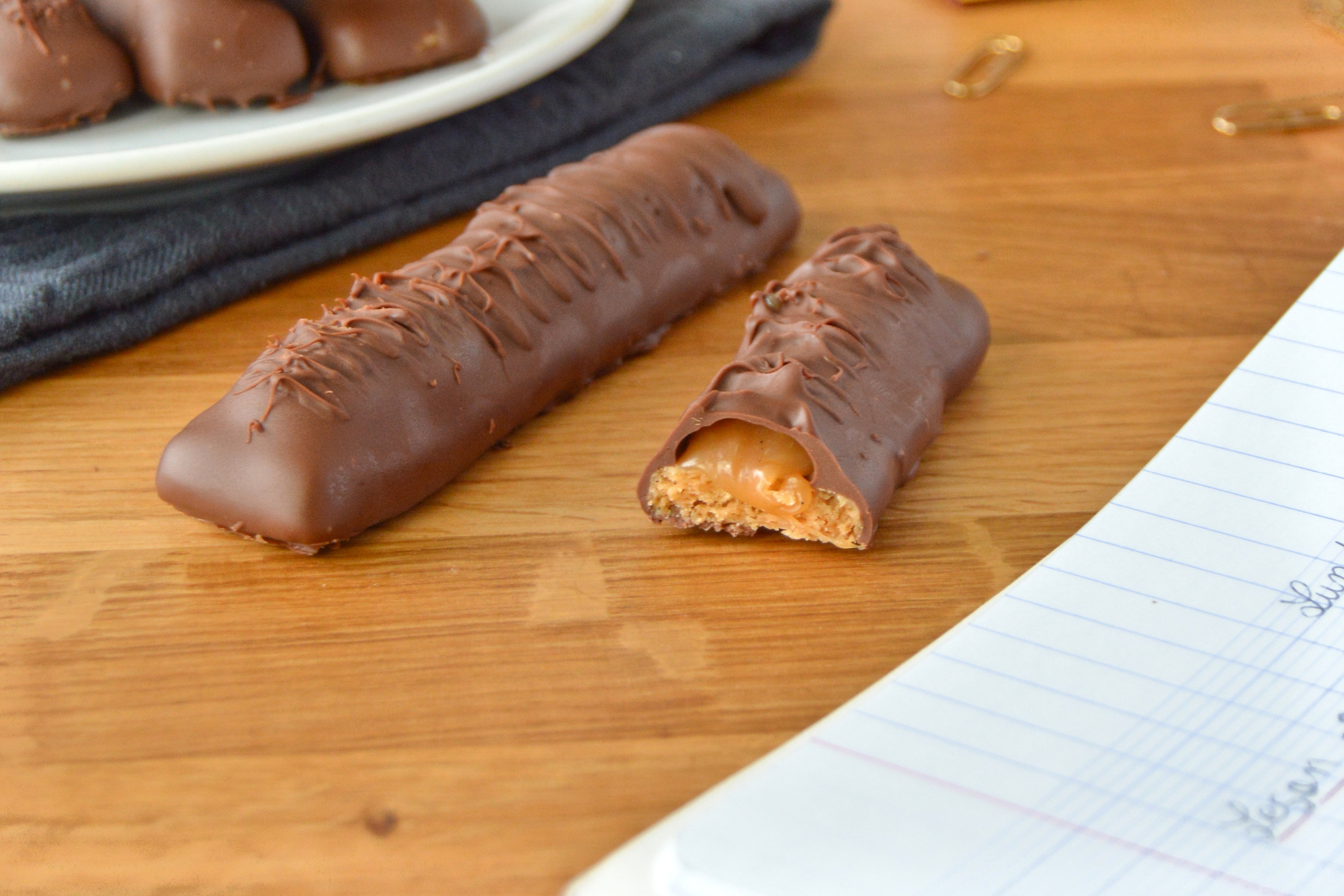 Recette barre chocolatée façon Twix