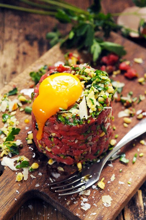 Tartare de boeuf _ l'italienne