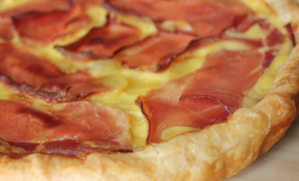 tarte pomme de terre cancoillotte jambon cru