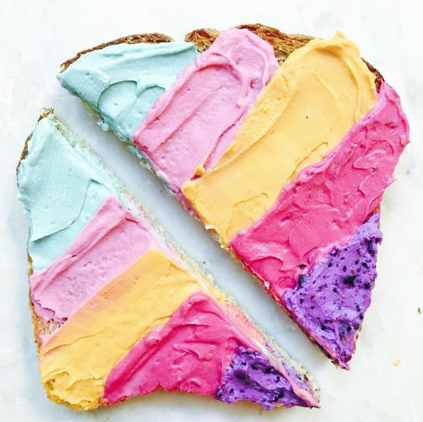 unicorn toast